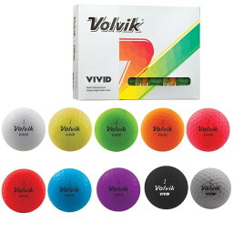 ボルビック Volvik VIVID ゴルフボール 1ダース（12球入り）US仕様