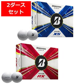 【2ダースセット】【送料無料】2022 ブリヂストン TOUR B シリーズ ( TOUR B XS / TOUR B RX ) ゴルフボール US仕様 2ダース 24球 まとめ買い お得 【メール便不可】【平日14時まで当日発送】