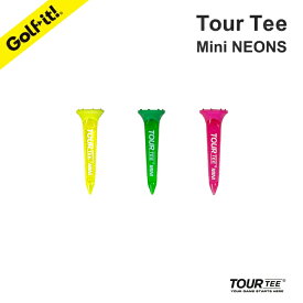 ゴルフティー ツアーティー ショートティーゴルフ ティー 高さ 46mm安定した ドライブ 飛距離アップツアーティー ミニ ネオンTOUR TEE Mini NEONSゴルフ用品 ラウンド用品ライト LITE T-491
