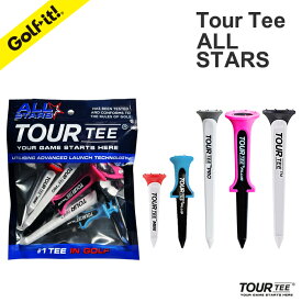 ゴルフ ティー ロングティー ショートティーツアーティー オールスターズ ゴルフ ティーゴルフティー 高さ 80mm 段高 45mmUSGA ルール適合人気のティー 高さ一定 飛距離アップツアーティープラス TOUR TEE ALL STARSゴルフ用品 ライト LITE T-498