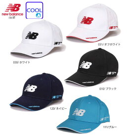 ニューバランスゴルフ パネルキャップ 012-2987001 MENS WORLD 帽子 クール 涼しい フリーサイズ newbalance golf サイズ調整可能 ベルト調整可能 ロゴ