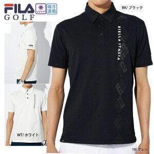 セール ゴルフウェア 半袖シャツ ゴルフシャツ フィラゴルフ 744660 メンズ 台衿シャツ 大きいサイズ有 UVケア 吸水汗速乾 FILA GOLF