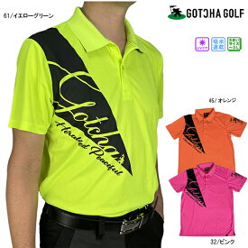 セール ゴルフウェア ゴルフシャツ 半袖シャツ ポロシャツ ガッチャゴルフ　メンズ 232GG1218 吸水速乾 ドライ 大きいサイズ　UVカット