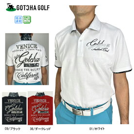 セール ゴルフウェア ゴルフシャツ 半袖シャツ 半袖ポロシャツ ガッチャゴルフ　ドライ　メンズ 232GG1219 大きいサイズ