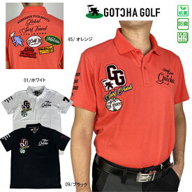 セール ゴルフウェア ゴルフシャツ 半袖シャツ 半袖ポロシャツ ガッチャゴルフ　抗菌防臭　メンズ 232GG1224 大きいサイズ