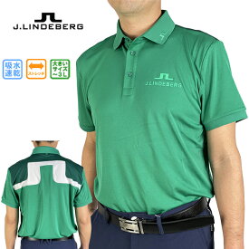 セール ゴルフウェア ゴルフシャツ 半袖シャツ ポロシャツ J.リンドバーグ メンズ 071-28352 23春夏 大きなサイズ有 吸水速乾