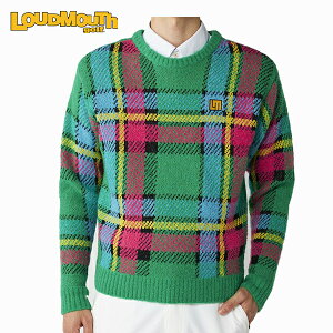 セール ゴルフウェア セーター ゴルフセーター ウール混ニット ラウドマウス 774701 メンズ 蓄熱 大きいサイズ有 LOUDMOUTH