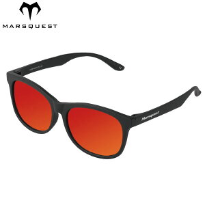 ゴルフアクセサリー サングラス 偏光サングラス レッド マーズクエスト M04 Carbon Black x Neon Red ユニセックス 調光グラス UVカット 夏用対策グッズ MARSQUEST
