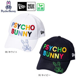 サイコバニー キャップ ニューエラコラボ PBMG301F 9FORTY ゴルフ NEW ERA 帽子 Psycho Bunny ゴルフアクセサー PB CAP