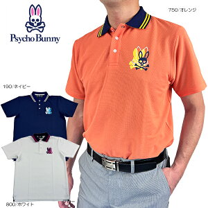 ゴルフウェア ゴルフシャツ 半袖ポロシャツ サイコバニー GF574 25春夏