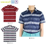 【在庫一掃セール】77％OFF ビバハート ボーダー バックメッシュ 半袖シャツ 011-22444 メンズ ボーダー…