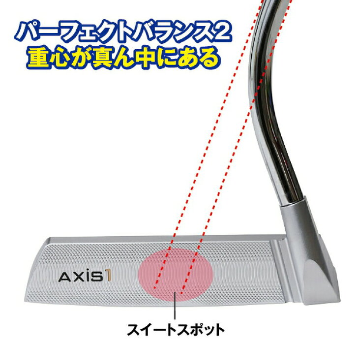 楽天市場】アクシスワン AXiS1 ツアー ブレード ゴルフ パター 