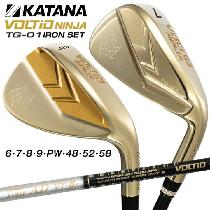 楽天市場】KATANA GOLF VOLTiO NINJA TG-01 カタナゴルフ ボルティオ 