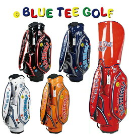BLUE TEE GOLF California ブルーティーゴルフ カリフォルニア キャディバッグ エナメルキャディバッグ ユニセックスデザイン 9型 5分割 46インチクラブ対応 4.6kg