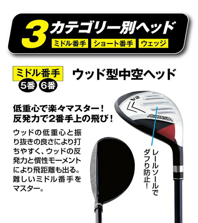 楽天市場 モメンタム V2 アイアン 8本セット 右用 左用 ゴルフアイアンセット ゴルフ ゴルフクラブ アイアンセット ゴルフクラブセット レフティ 左利き ウッド型 中空 ヘッド 5番 6番 7番 8番 9番 Pw Aw Sw パワービルト レフティー 右 左 ゴルフマン