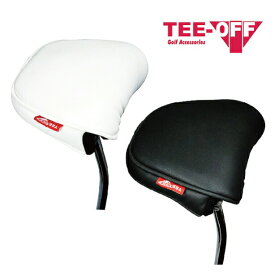 TEE-OFF ティーオフ ゴルフ パターカバー ネオマレット用 高級合成皮革 ホワイト ブラック マグネット式