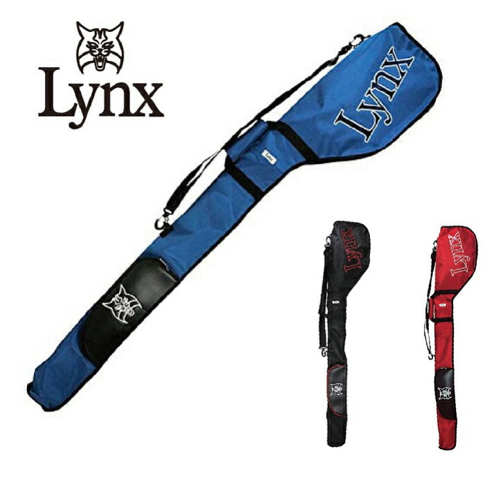 Lynx クラブケース 5～6本収納可 48インチクラブ対応 Lynx リンクス クラブケース ブルー ブラック レッド 5～6本 収納 48インチ 対応 ショルダー ゴルフ アクセサリー ポケット 収納