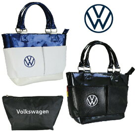 Volkswagen フォルクスワーゲン 保冷バッグ付き ラウンドポーチ 2022年モデル ホワイト ブラック