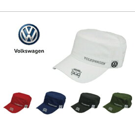 Volkswagen フォルクスワーゲン キャップ ワークタイプ フリーサイズ アジャスター式 58cm ホワイト レッド ネイビー ブラック グリーン