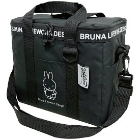 ミッフィー miffy クーラーバッグ 保冷 保温 ショルダーベルト付き 600mlペットボトル8本収納 ブラック カーキ Bruna Lifework Design レジャー ゴルフ 買い物