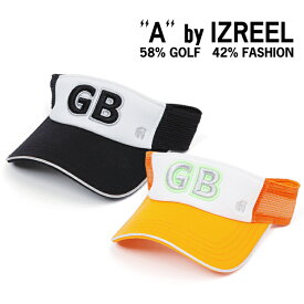 A by IZREEL ゴルフバイザー GB-1 GB＝ゴルフバカ！ ゴルフを愛する全ての人へ イズリール outlet