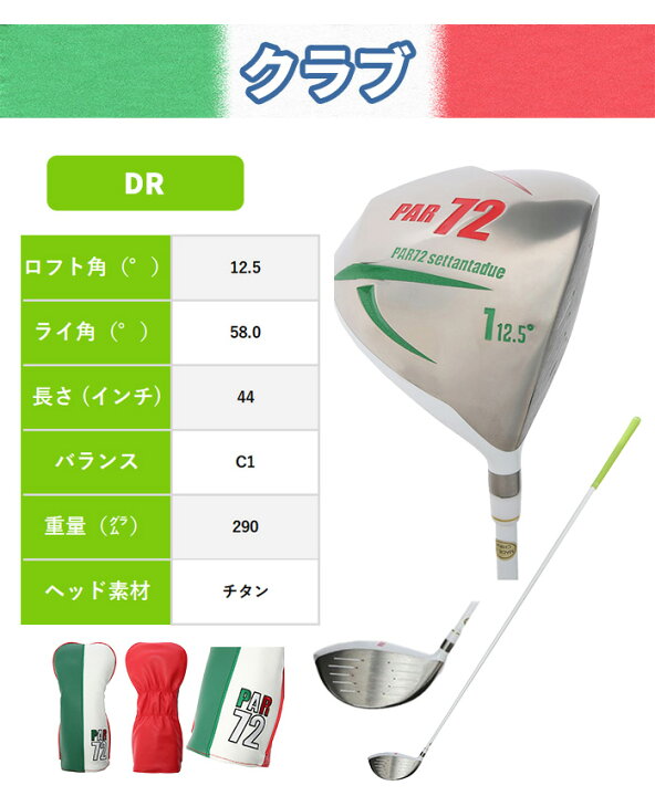 楽天市場】訳あり PAR72 ゴルフ レディース PA5LMG10 スターター 