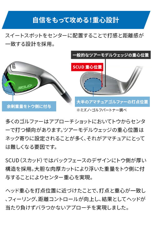 楽天市場】ミズノ SCUD WEDGE スカッド ウェッジ Dynamic Gold 95 S200 
