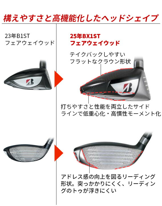 楽天市場】BRIDGSTONE フェアウェイウッド BX1 ST 3W 5W VENTUS BS6 II