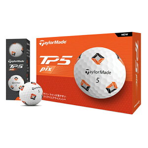 Taylormade �e�[���[���C�h TP5 TP5x Pix STRIPE �X�g���C�v �z���C�g �C�G���[ 1�_�[�X 12�� �S���t ���F��