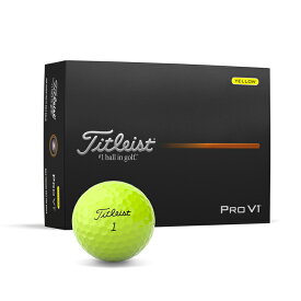 titleist タイトリスト ゴルフボール PRO V1 V1X 12球入 1ダース 2025年モデル ホワイト イエロー プロv1 12球