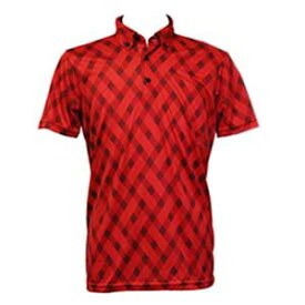 ミズノ ゴルフウェア メンズ 半袖 ポロシャツ チェック 吸汗速乾 ストレッチ 大きいサイズ MIZUNO