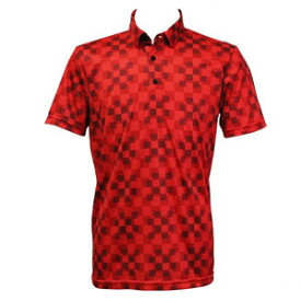 ミズノ ゴルフウェア メンズ 半袖 ポロシャツ ダイス チェック 吸汗速乾 ストレッチ 大きいサイズ MIZUNO