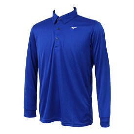 ミズノ MIZUNO ゴルフ 長袖 ポロシャツ E2JAB575 メンズ 吸汗速乾 動きやすい M L XL 2XL 全4色