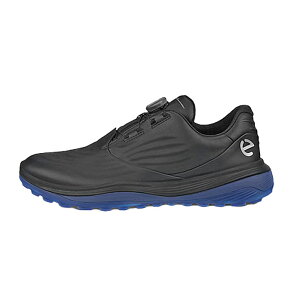 �y�|�C���g10�{�z ecco �S���t�V���[�Y ECCO golf lt1 boa men �����Y ���U�[ �E�H�[�^�[�v���[�t �S���t �h�� �z���C�g �u���[ �u���b�N WHITE TARMAC MARINE BLACK