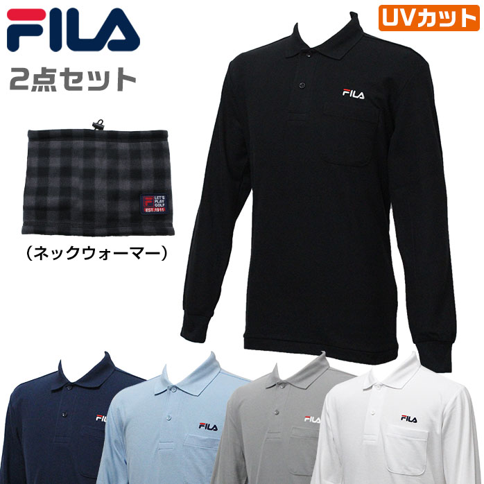 ゴルフウェア フィラ ポロシャツ 長袖 - スポーツの人気商品・通販 