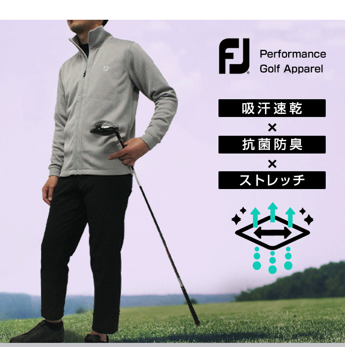 【日本限定モデル】 ゴルフ楽天市場】フットジョイ ゴルフ リブニット ジャケット FJ-F19-M08