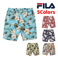 フィラ FILA ハーフパンツ ゴルフウェア メンズ 夏 総柄 全5色 M-3L 742327G