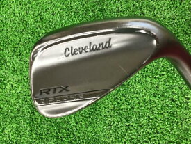 中古 Cランク （フレックスS） クリーブランド Cleveland　RTX　ZIPCORE　ブラックサテン　50°/10°　MID Dynamic　Gold S200 男性用 右利き ウェッジ WG