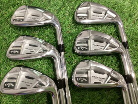 【中古】 キャロウェイ ROGUE PRO 6S USA アイアンセット IR 純正特注シャフト (フレックスS) メンズ 男性用 右利き 右用 Cランク ゴルフクラブ