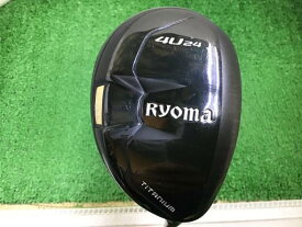 中古 Cランク （フレックスSR） リョーマゴルフ Ryoma　ユーティリティ　ブラック　4U Tour　AD　RYOMA　U SR 男性用 右利き ユーティリティ UT