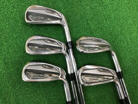 中古 Cランク （フレックスX） タイトリスト Titleist　T100　5S 純正特注シャフト X 男性用 右利き アイアンセット IR