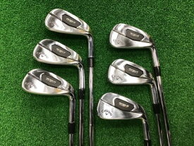 【中古】 キャロウェイ ROGUE ST PRO 6S アイアンセット IR Dynamic Gold 105 (フレックスS) メンズ 男性用 右利き 右用 Cランク ゴルフクラブ