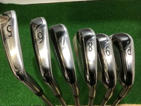 中古 Cランク （フレックスS） タイトリスト Titleist　MB　718　6S 純正特注シャフト S 男性用 右利き アイアンセット IR