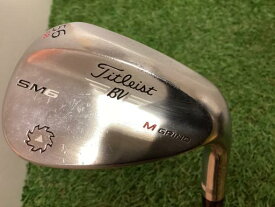 中古 Cランク （フレックスX） タイトリスト VOKEY　SPIN　MILLED　SM6　ツアークロム　56°/08°M 純正特注シャフト X 男性用 右利き ウェッジ WG