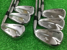 中古 Cランク （フレックスR） ミズノ Mizuno　Pro　225　6S 純正特注シャフト R 男性用 右利き アイアンセット IR