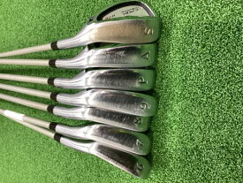 【中古】 エポンゴルフ株式会社 EPON AF-705 8S アイアンセット IR 純正特注シャフト (フレックスS) メンズ 男性用 右利き 右用 Cランク ゴルフクラブ