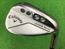 【中古】 キャロウェイ JAWS RAW クロムメッキ 58°/10°S ウェッジ WG リシャフト (フレックスその他) メンズ 男性用 右利き 右用 Cランク ゴルフクラブ