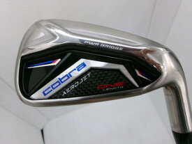 中古 Cランク （フレックスR） コブラ cobra　AEROJET　ONE　LENGTH　7S 純正特注シャフト R 男性用 右利き アイアンセット IR