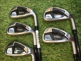 【中古】 キャロウェイ ROGUE ST MAX 5S アイアンセット IR 純正特注シャフト (フレックスR) メンズ 男性用 右利き 右用 Cランク ゴルフクラブ