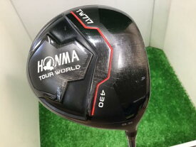 中古 Cランク （フレックスX） 本間ゴルフ TOUR　WORLD　TW717　430　　9.5° 純正特注シャフト X 男性用 右利き ドライバー DR